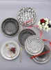 Dishes & Plates Tableware Geometric Patterns 6/8/10 Inch Ceramic Dinner Plate Dish Porcelain Dessert Dinnerware Cake