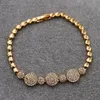 Charmarmband Böhmen med sten för kvinnor dold säkerhetslås spänningslänk kedja guld koppar hjärta smycken tillbehörscharm