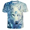 Men039s tshirts lovers wolf imprimé t-shirts hommes 3d drop navire t-shirt