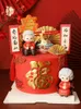 أخرى إمدادات حزب الاحتفال طول طول تانغ دعوى الجدة كعكة توبر ل الجد الديكور عيد الميلاد كرسي الصيني نعمة الخبز الحلوى
