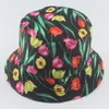 Bérets Bucket Hat Femmes Summer Sun Beach Brim Cap UV Protection Fleurs ACCESSOIR RÉVERSIBLE DE VOLESS