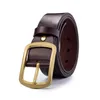2022 Smooth leather belt luxury belts designer for men big buckle male chastity top fashion mens whole4735431