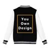 Din egen design varumärke Anpassade män och kvinnor DIY Rugby Uniform Coat Jacket Tracksuit Långärmad tröja Hip Hop Coat 220615