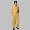 Ethnische Kleidung chinesischer Herren -Baumwoll -Wäscheanzug hochwertiger Wu Shu Tai Chi Sets lose buddhistische Kleidung M l xl 2xl 3xl yzt090110et