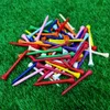 100 Pièces Tees de Golf Colorés en Bois Bois 70MM Fournitures Accessoires