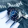 Relógio de luxo relógios de pulso suíços com caixa de aço inoxidável Datejust Perpetual com logotipo Y Mens Deep Ceramic Bezel SEADweller Sapphire Cystal Lock VA8X