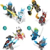 24 teile/satz 4,5 cm Minifig Spielzeug Geschenke Phantom Ninja Serie kinder Puzzle Zusammengesetzte Baustein Minifigur Spielzeug DG1002213q