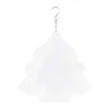 Pendentif de décoration de Noël DIY Carillon à vent en métal à transfert de chaleur double face Sublimation Carillons à vent rotatifs en forme de coeur de citrouille vierge