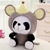 20cm fofo panda chinês zodíaco de pelúcia de boneca recheada sofá decoração de decoração de decoração de aniversário presente de Natal presente