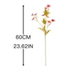 Dekorativa blommor kransar 60 cm lång gren Autumn Daisy Artificial Bouquet Living Home Room Decoration Silk Simulation Fake Flower Weddin