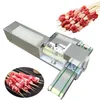 Barbecue stringer machine voor tofu inktvis groente roll gehaktballetjes desktop automatisch vlees snijmachine 110V 220V
