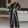 Lady Spring Autumn Wide Leg Pants Buttoned Overalls Women Fashion Striped Glitter Sequin Party Jumpsuit Elegant Strapless Romper 220714