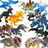 Große Welt Dinosaurier Figuren Ziegel Montieren Bausteine Spielzeug Tyrannosaurus Rex Für Kinder Geschenke