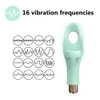 Fingerhylsa vibrator med 16 kraftfulla vibration vaginal massager g-spot klitoris stimulator sexiga leksaker för kvinnor onanator skönhetsartiklar