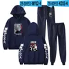 Herren-Trainingsanzüge Anime Tokyo Revengers Trainingsanzug Männer 2-teiliges Set Sweatshirt Jogginghose Lässige Sportbekleidung Schweißanzug Kleidung StreetwearHerren