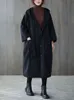 Casaco de trincheira para mulheres moda de estilo coreano Windbreaker Oversize Spring Autumn Capuz de bolso solto Cardigan Long Women L220725