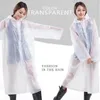 Wasserdichte Jacke, transparenter PVC-Regenmantel für Damen, Herren, Kinder, Mädchen, Jungen, Poncho-Regenbekleidung, Outdoor-Reisen, Regenmantel mit Kapuze