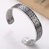 Charm Bracelets 북유럽 바이킹 스타일 럭키 기호 패턴 조각 팔찌 패션 레트로 스테인리스 스틸 커플 모델 Braceletcharm lars22