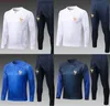 جديد 2022 2023 French Men Atticle Kit Long Sileves Soccer Jacket stacks الزي الموحد للمسارات القميص 22 23 PSGS Train Football Coat Training Kits