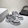 Designer Casual Sapatos Cloudbust Thunder Sneakers Homens Mulheres 19FW P Camuflagem Cápsula Série Da Série Cor de Correspondência Aumentar Plataforma de borracha de plataforma com caixa