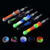 Smoking Silicone Nectar Collector with 14mm Quartz Nail & Oil Container Tip Food Grade Silicon Mini NC Bird Dab Straw Hand Pipes NC Kits