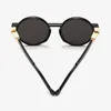 Sunglasses Fashion Man Steampunk Retro Round Lenses Special Circle Uv400 Legs