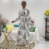 Ethnic Clothing African Print Dresses For Women 2022 Spring Summer Fashion Robe Africaine Femme Bazin Riche Long Dress Ladies Maxi Party