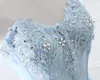light blue ruffled ball gown theme costume medieval dress Renaissance princess Victoria belle/theme prom dress/quinceanera