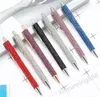 14Color Rhinestone Bling Metal Ballpoint Pens Black Ink Medium Point 1mm Prezent Pen Dla Bożego Narodzenia Urodziny Ślubne