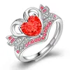 Swan Rings Zircon Stone Crystal for Women Wedding Engagement Ring Fashion High Quatlity Jewelry