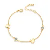 Copper Chain Mouse Charm -armband för kvinnor ny stil tjej mode tidvatten kristall zirkon armband smycken gåva