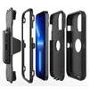 Clip Defender -hoesjes voor iPhone 14 13 12 11 Pro Max XR XS Max 6 7 8 Plus Samsung A12 A32 A13 A33 A53 S22 Ultra Verbeter TPU -dikte strips Ontwerpers