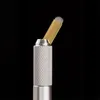 Dövme İğneleri 50 PC 19 Pin PCD U Şekerli Kalıcı Makyaj Manuel Kaş Nakış İğne Bıçağı Mikrobladlı Dövme Kalem Aracı