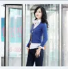 S-5XL Office Wear Work Kläder Skjorta Kvinnor Vår Höst Långärmad Koreansk stil Slank Plus Storlek Svart Vit Kvinnor Blusar Stil