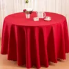 Round/rectangular tablecloth table cloth cover polyester washable home dinner party wedding banquet decoration