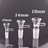 Bol en verre de haute qualité pour narguilé 10mm 14mm 18mm Mâle Joint Clair Entonnoir Bols Fumer Pièce Outil pour Tabac Bong Huile Dab Rig Brûlant