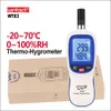 Handheld Digital Temperaturer Pyrometer Humidity Meter Indore Outdore Mini Hygrometer Weather Station Controller WT83