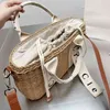 Summer Tote Bags Women Designer Luxirys Handbag Vacstion Shoulder Bagss Designer Brand Crossbody Female Woven Basket 220324