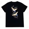 スカルプリントメンズデザイナーTシャツ夏のTシャツヒップホップメンズ女性ブラックホワイトショートスリーブティーサイズS-XXL