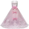 Baby Girl's Wedding Jurk Organza Kids Puffy Princess Rok Kleding Kinderen Volledige jurken Ball Jurk 65SJ E3