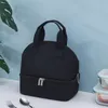 Double Deck Lunch Bag Dual Compartment for Women Men Work Office Insulated Box Tote B6233