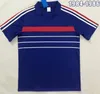 1982 1984 1986 RETRO voetbalshirts Michel Platini HENRY THURAM VINTAGE MAILLOT Thailand shirts Kwaliteit uniforme kits heren Maillots de voetbaltrui