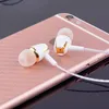 Fones de ouvido com fio de som HiFi de metal com microfone para iPhone 13 Huawei Xiaomi Samsung Fones de ouvido estéreo com cancelamento de ruído de alta qualidade