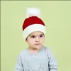 CAPS HATS 15659 Nya vinter jul barn stickad hatt baby varm faux päls barn droppleverans 2021 mxhome dhroi