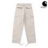 2022 new fashion brand men's pants CARHA five-point plaid cotton multi-pocket workwear