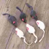Cat Toys 6st False Mice Interactive Mini Funny With Sound Squeaky för Pet Cats Kitty Kittencat