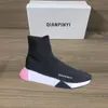 GAI elastico lavorato a maglia Calzini stivali Primavera Autunno classico Sexy palestra Casual donna Scarpe Piattaforma moda uomo stivale sportivo Lady Travel Sneakers spesse Taglia grande 35-45 Con scatola