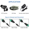 Outros acessórios de iluminação 2.1x5.5mm DC Adaptador de plugue de conector de potência 12V 5a fêmea masculina para câmera de CCTV ladrinha ladra
