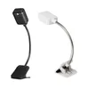 Lámparas de mesa Mini lámpara para portátil Luz de libro LED Escritorio de lectura Clip flexible en blanco y negro 2 colores para elegir