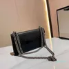 Tasarımcı Crossbody Çanta Omuz Çantaları Çapraz Vücut Çantaları Altın Zincir Üst düzey Çeşitli Stiller Zarif P2262 ile Farklı Boyutlar